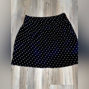 NWT Nasty Gal Heart Skirt White/Black